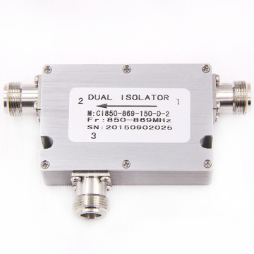 heißer verkauf low pim din 850-869mhz koaxiale ethernet optische rf zirkulator isolator